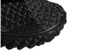 Półbuty Over Spider Black 032015, Czarny, Materiał | Rock Outlet