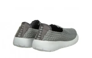 Półbuty Sweetheart Grey 032992, Szary, Materiał | Rock New