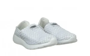 Półbuty Sweetheart White 032994, Biały, Materiał | Rock Hot