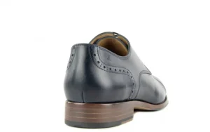 Półbuty Valuni 8677 Blue/Tan, Granat, Skóra naturalna | Bayla New