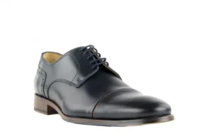 Półbuty Valuni 8677 Blue/Tan, Granat, Skóra naturalna | Bayla New