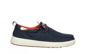 Półbuty Biarritz Periscope 003300, Granatowy, Materiał | Walk In Pitas Fashion