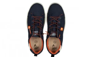 Półbuty Malibu Periscope 003307, Granatowy, Materiał | Walk In Pitas Fashion