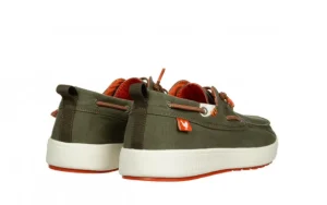 Półbuty Maui Kaki 003309, Zielony, Materiał | Walk In Pitas Fashion