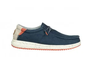 Półbuty Nias Marino 003313, Granatowy, Materiał | Walk In Pitas Outlet