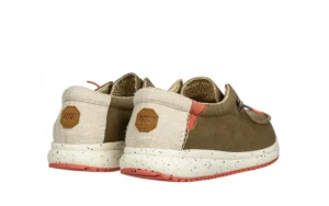 Półbuty Nias Camel 003312, Zielony, Materiał | Walk In Pitas Best