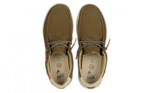 Półbuty Nias Camel 003312, Zielony, Materiał | Walk In Pitas Best