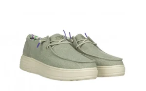 Półbuty Recife Verde 003298, Zielony, Materiał | Walk In Pitas Online