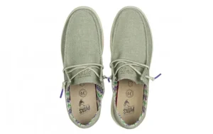 Półbuty Recife Verde 003298, Zielony, Materiał | Walk In Pitas Online