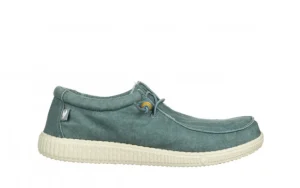 Półbuty Wp150 Wallabi Washed Aqua 003320, Niebieski, Materiał | Walk In Pitas Clearance