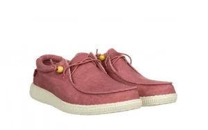Półbuty Wp150 Wallabi Washed Fresa 003321, Różowy, Materiał | Walk In Pitas Online