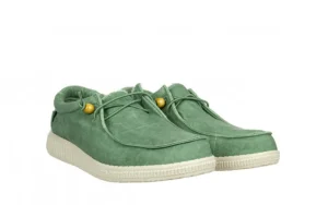 Półbuty Wp150 Wallabi Washed Verde Menta 003322, Zielony, Materiał | Walk In Pitas New