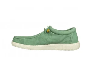 Półbuty Wp150 Wallabi Washed Verde Menta 003322, Zielony, Materiał | Walk In Pitas New