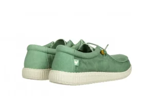 Półbuty Wp150 Wallabi Washed Verde Menta 003322, Zielony, Materiał | Walk In Pitas New