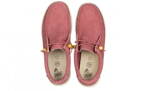 Półbuty Wp150 Wallabi Washed Fresa 003321, Różowy, Materiał | Walk In Pitas Online