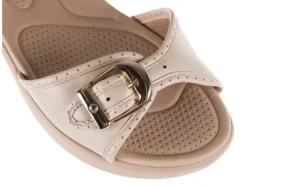 Sandały 355 788 Napa Ivory, Beż, Materiał | Azaleia Sale