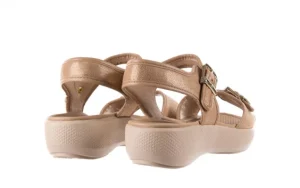 Sandały 355 789 Point Beige, Beż, Materiał | Azaleia Online