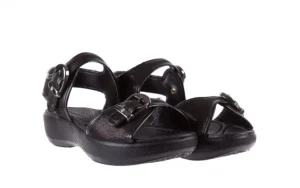 Sandały 355 789 Point Black, Czarny, Materiał | Azaleia Hot