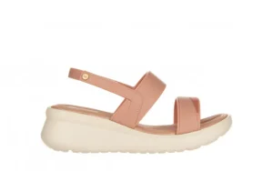 Sandały Cris Soft Light Sand Nude Lavender 198008, Róż, Tworzywo | Azaleia Hot