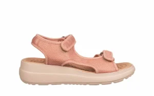 Sandały Greice Soft Papete Nude 198048, Różowy, Materiał | Azaleia New