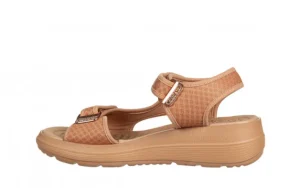 Sandały Greice Soft Papete Brown 198044, Brązowy, Materiał | Azaleia Fashion