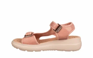 Sandały Greice Soft Papete Nude 198048, Różowy, Materiał | Azaleia New