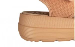 Sandały Greice Soft Papete Brown 198044, Brązowy, Materiał | Azaleia Fashion