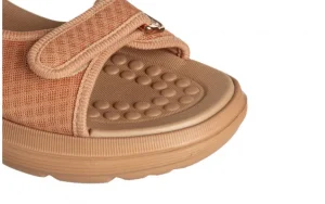 Sandały Greice Soft Papete Brown 198044, Brązowy, Materiał | Azaleia Fashion