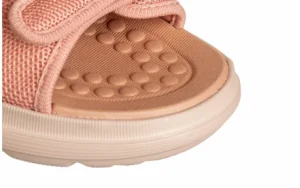 Sandały Greice Soft Papete Nude 198048, Różowy, Materiał | Azaleia New