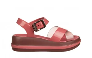 Sandały Marie Sandal Plat Fem Red 198052, Różowy | Azaleia Best