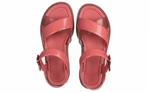 Sandały Marie Sandal Plat Fem Red 198052, Różowy | Azaleia Best