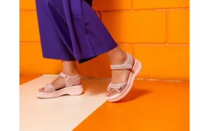 Sandały Vera Therapy Pap Ad Nude 23 198039, Beż/Róż, Materiał | Azaleia Best