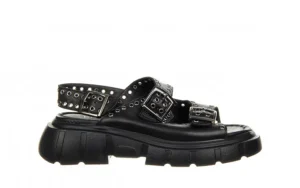 Sandały -161 145 22 2260 Black 161471, Czarny, Skóra naturalna | Bayla Online