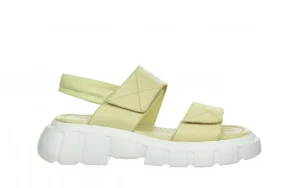 Sandały -161 145 22 2250 Bone 161470, Zielony, Skóra naturalna | Bayla Hot