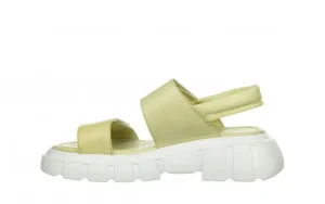 Sandały -161 145 22 2250 Bone 161470, Zielony, Skóra naturalna | Bayla Hot