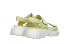 Sandały -161 145 22 2250 Bone 161470, Zielony, Skóra naturalna | Bayla Hot