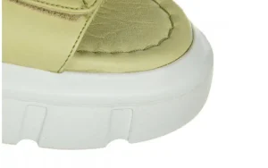 Sandały -161 145 22 2250 Bone 161470, Zielony, Skóra naturalna | Bayla Hot