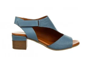 Sandały -161 066 1703 342 Denim 161459, Niebieski. Skóra naturalna | Bayla Outlet