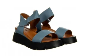 Sandały -161 037 19 011 Denim 161447, Niebieski. Skóra naturalna | Bayla Sale