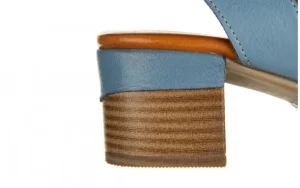 Sandały -161 066 1703 342 Denim 161459, Niebieski. Skóra naturalna | Bayla Outlet