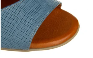 Sandały -161 066 1703 342 Denim 161459, Niebieski. Skóra naturalna | Bayla Outlet