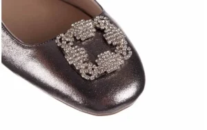 Sandały -161 093 388 4054 Platin, Srebrny, Skóra naturalna | Bayla Outlet