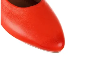 Sandały -161 066 504 310 Red, Czerwony, Skóra naturalna | Bayla Clearance