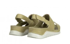 Sandały -161 022 05 6101 Scorpion Dark Coconut 161281, Zielony, Skóra naturalna | Bayla Fashion