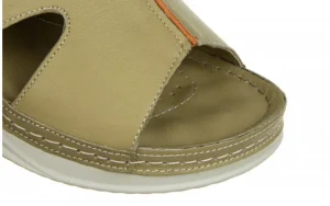 Sandały -161 022 05 6101 Scorpion Dark Coconut 161281, Zielony, Skóra naturalna | Bayla Fashion