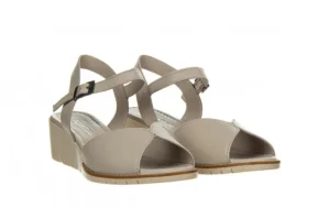 Sandały -161 161 84 90 Silver Grey 161503, Szary, Skóra naturalna | Bayla Sale