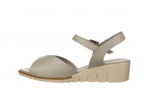 Sandały -161 161 84 90 Silver Grey 161503, Szary, Skóra naturalna | Bayla Sale