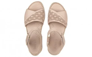 Sandały -161 022 8633 86027 Silver Grey 161229, Szary, Skóra naturalna | Bayla New