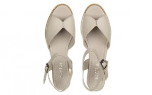 Sandały -161 161 84 90 Silver Grey 161503, Szary, Skóra naturalna | Bayla Sale