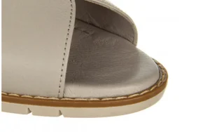 Sandały -161 161 84 90 Silver Grey 161503, Szary, Skóra naturalna | Bayla Sale